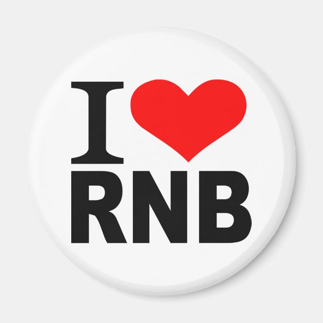 Imán Me encanta RnB (Frente)