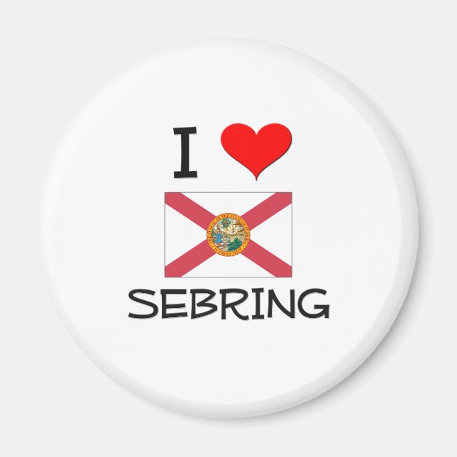 Imán Me encanta SEBRING Florida (Frente)