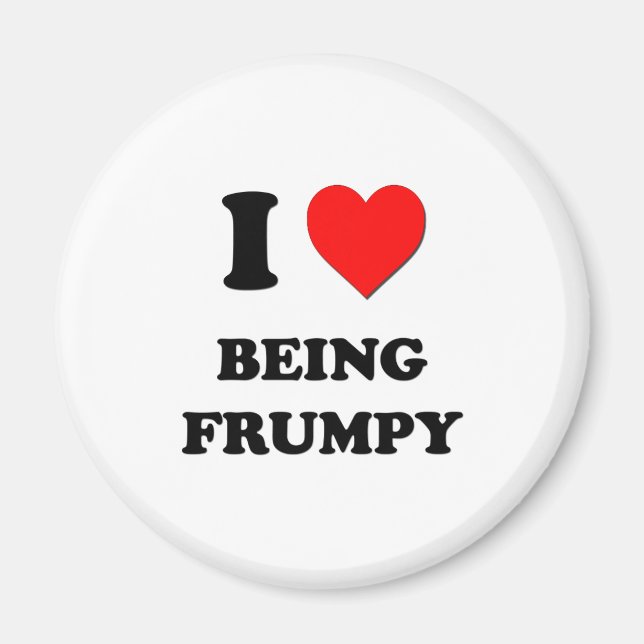 Imán Me Encanta Ser Frumpado (Frente)