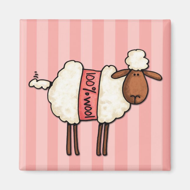 Imán me encanta tejer (Frente)