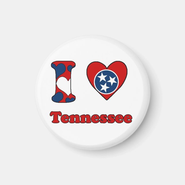 Imán Me encanta Tennessee (Frente)
