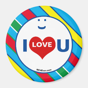 Imán ME ENCANTA U Múltiple Refrigerador Magnet