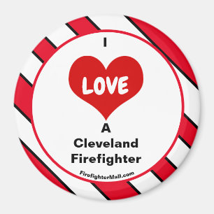Imán Me Encanta Un Bombero De Cleveland