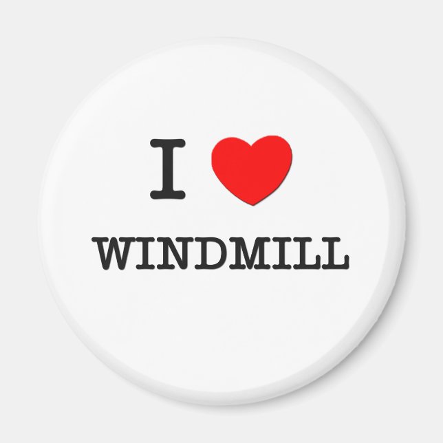 Imán Me encanta WINDMILL (Frente)