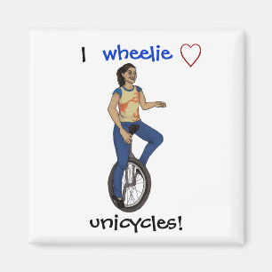 Imán Me encantan las bicicletas