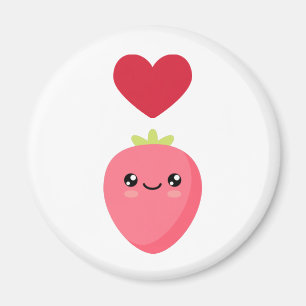 Imán Me encantan las fresas