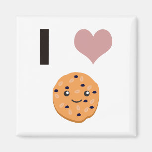 Imán Me encantan las galletas de avena