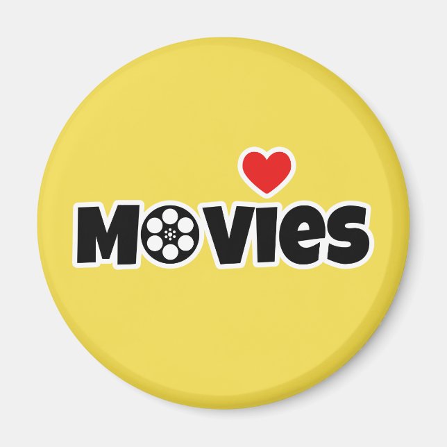 Imán Me encantan las películas (Frente)