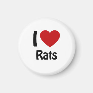 Imán Me encantan las Ratas
