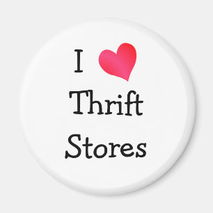 Imán Me encantan las tiendas Thrift
