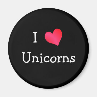 Imán Me encantan las Unicornios
