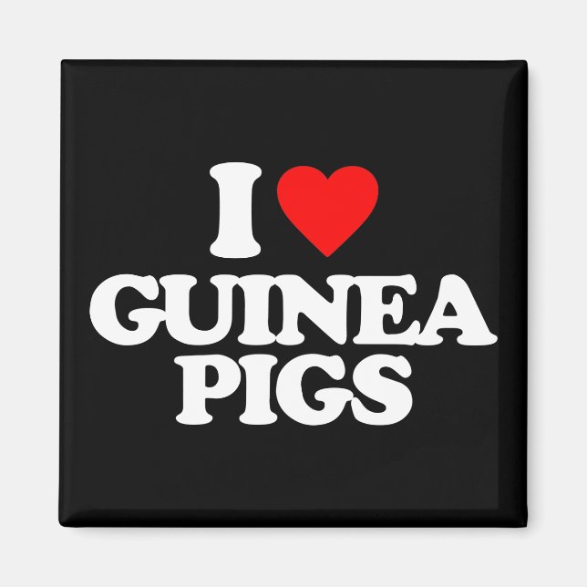 IMÁN ME ENCANTAN LOS CERDOS DE GUINEA (Frente)