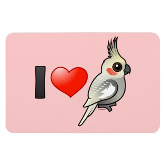 Imán Me encantan los Cockatiels españoles