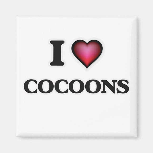 Imán Me encantan los Cocoons (Frente)