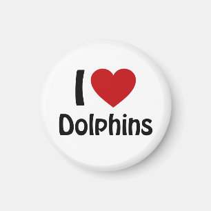 Imán Me encantan los delfines