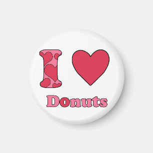 Imán Me encantan los donuts