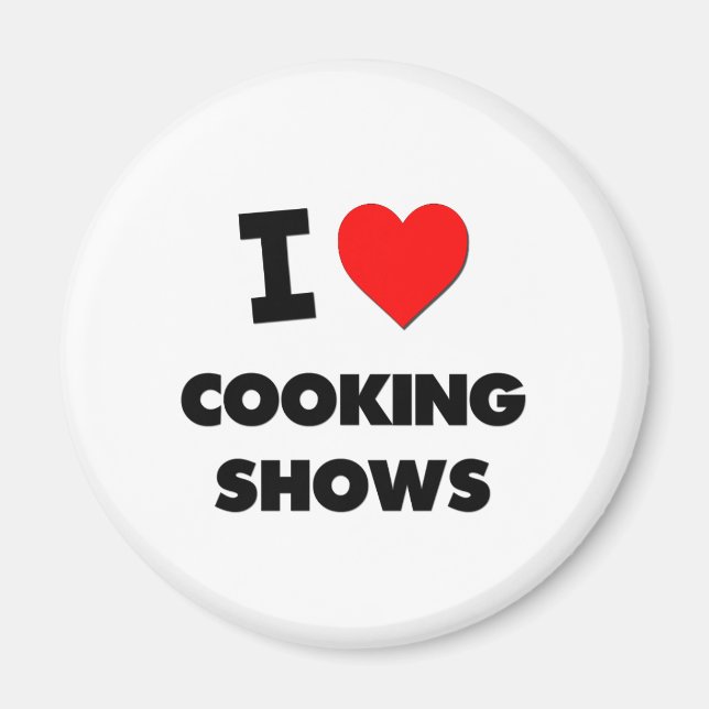 Imán Me encantan los espectáculos de cocina (Frente)