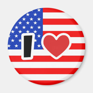 Imán Me encantan los Estados Unidos