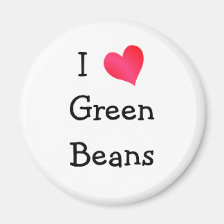 Imán Me encantan los frijoles verdes