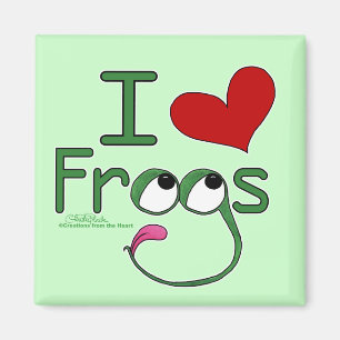 Imán Me encantan los FROGS