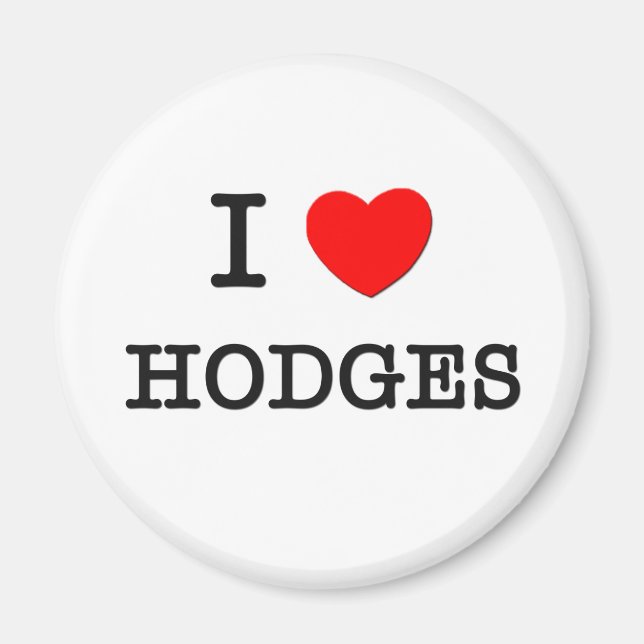 Imán Me encantan los Hodges (Frente)