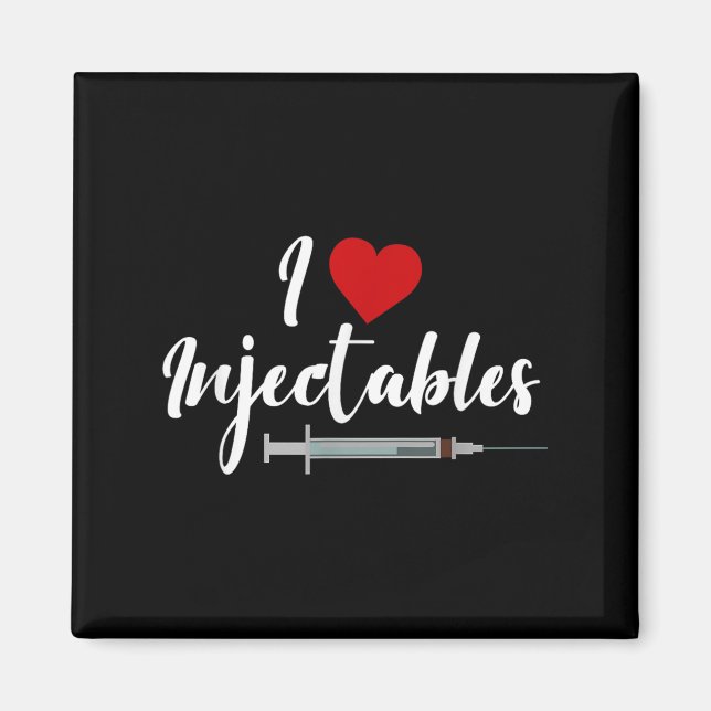 Imán Me Encantan Los Inyectables Lectores De Lip Enferm (Frente)