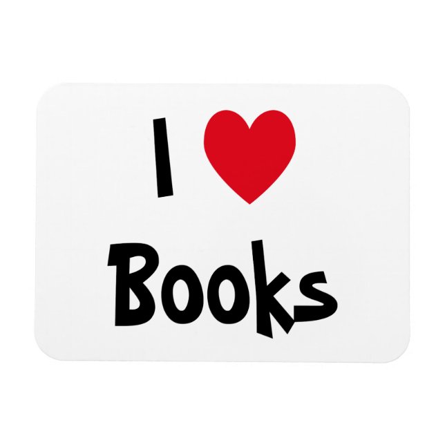 Imán Me encantan los libros (Horizontal)
