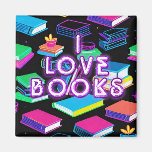 Imán Me encantan los libros coloridos 2