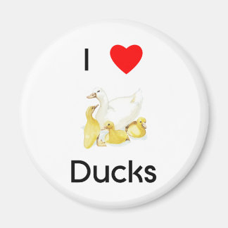 Imán Me encantan los patos Magnet