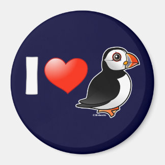 Imán Me encantan los Puffins