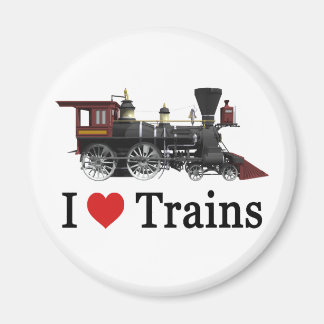 Imán Me encantan los trenes