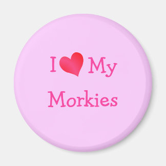 Imán Me encantan mis morkies