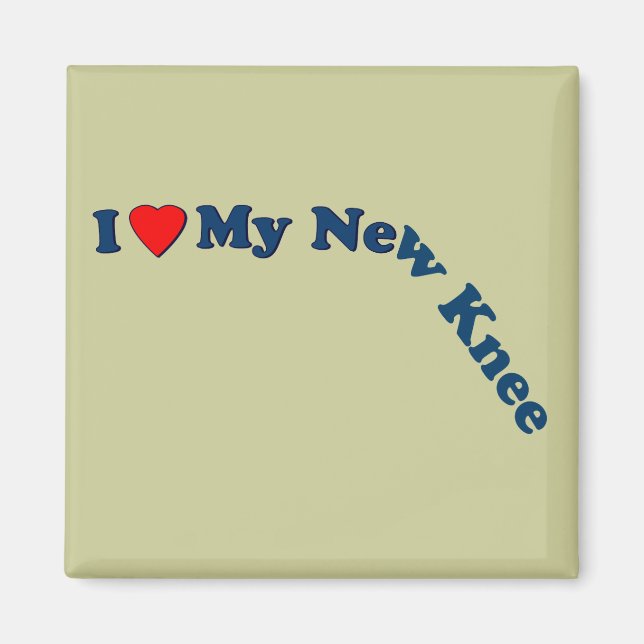 Imán Me Encanto Mi Nueva Rodilla (Frente)