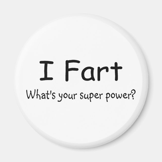 Imán Me Fart Cuál es tu superpoder (Frente)