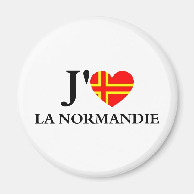 Imán Me gusta a Normandía (Frente)