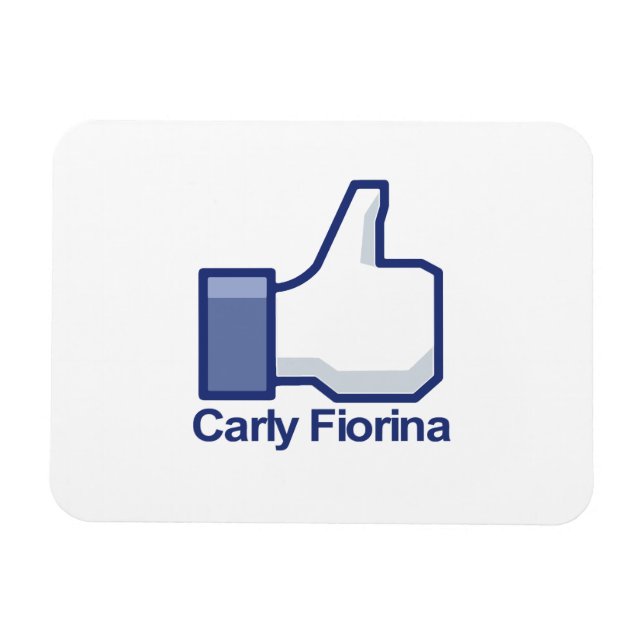 Imán Me Gusta Carly Fiorina Thumbup (Horizontal)