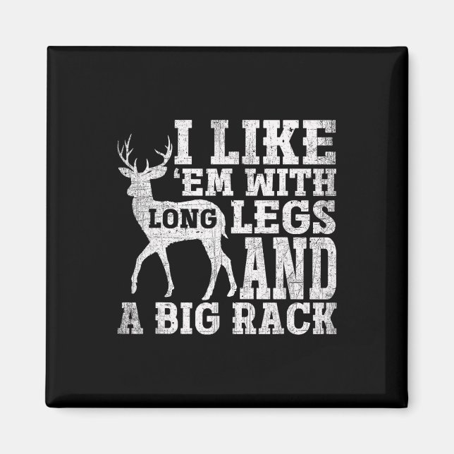 Imán Me Gusta Con Piernas Largas Y Un Gran Cernero (Frente)