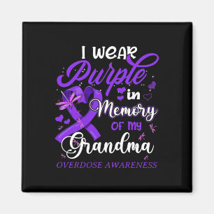 Imán Me Gusta El Púrpura En Memoria De Mi Abuela.