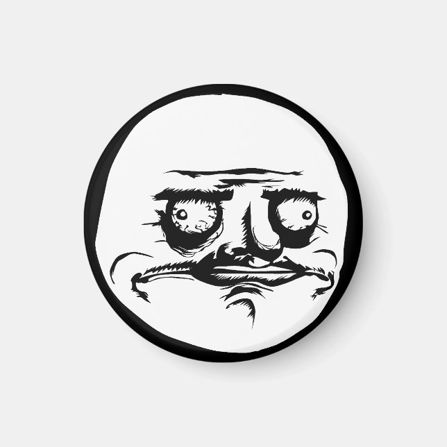 Imán Me Gusta Face Meme (Frente)