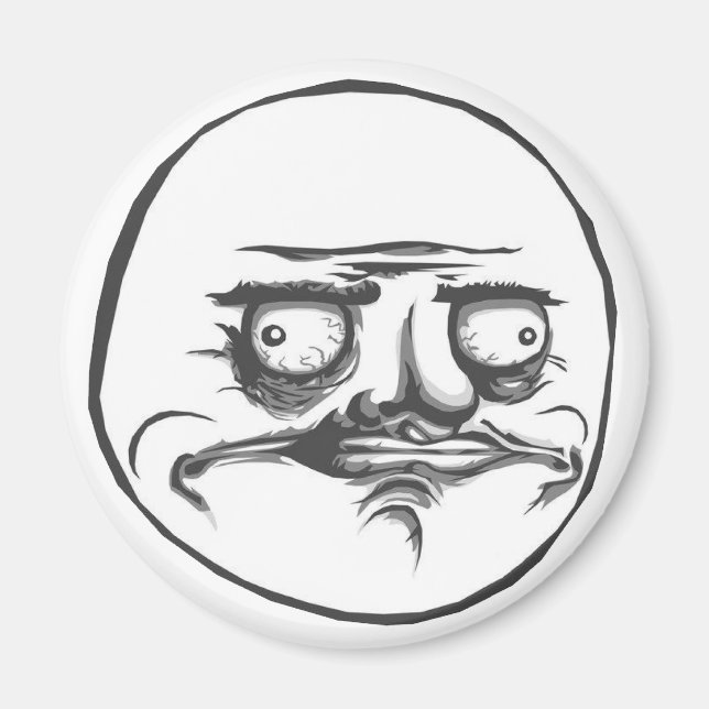 Imán Me Gusta Fridge Magnet (Frente)