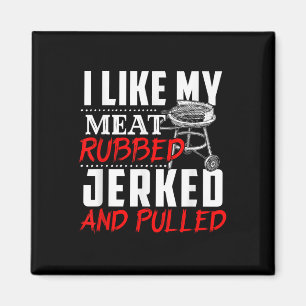 Imán Me Gusta Mi Carne Cubierta Jerqueada Y Pulida - Fu