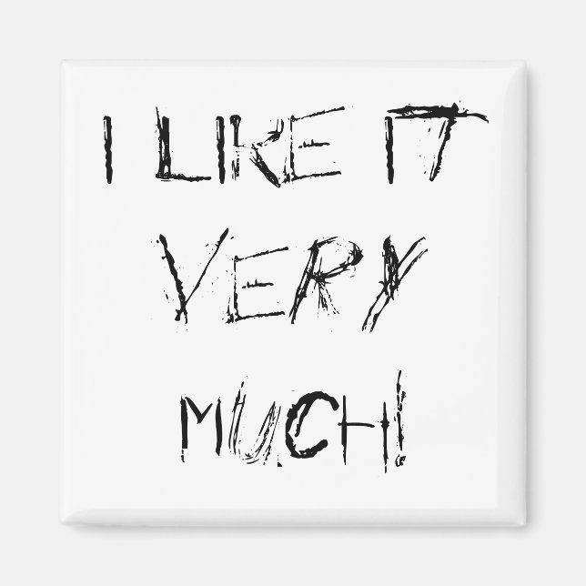 Imán ¡Me gusta MUCHO! (Frente)