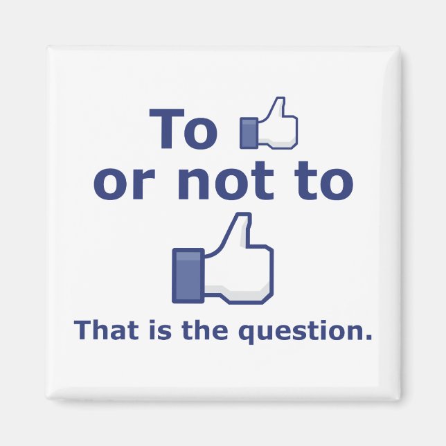 Imán Me gusta o no le gusta (Frente)