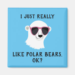 Imán Me Gusta Realmente El Meno De Los Osos Polares