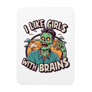 Imán Me gustan las chicas con cerebro