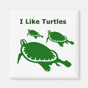 Imán Me gustan las tortugas