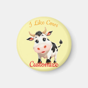 Imán Me gustan las vacas Art Thunder_Cove