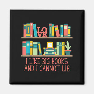 Imán Me gustan los libros grandes y no puedo mentir Lib