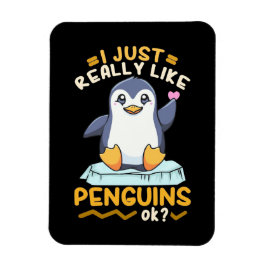 Imán Me Gustan Los Pingüinos