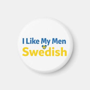 Imán Me Gustan Mis Hombres Suecos Humor Suecia Divertid